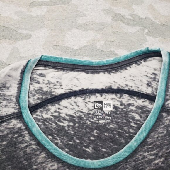 Seattle Mariners Shirt Women s Medium Gray New Era Short Sleeve MLB Baseball - Picture 5 of 6